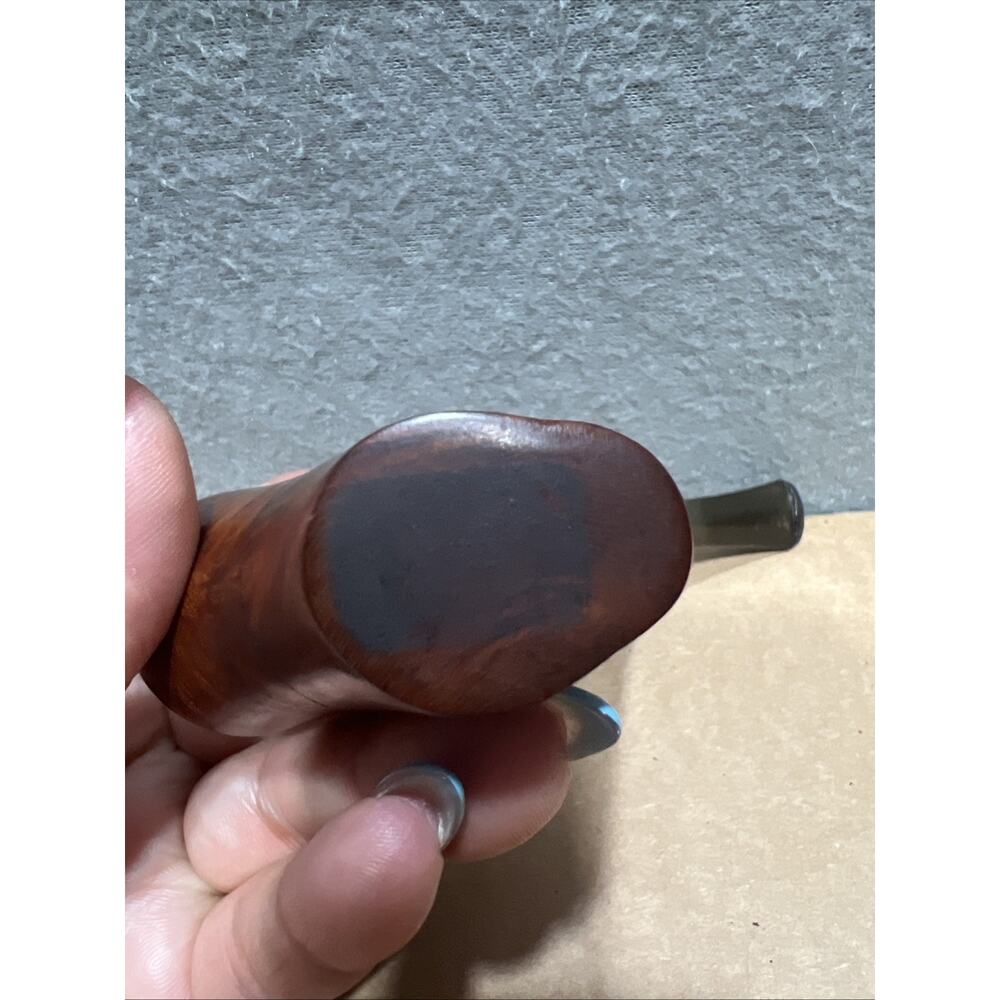 Algerian Briar Tobacco Estate Pipe Edward Wood Base Curved Mouth France - Picture 8 of 11